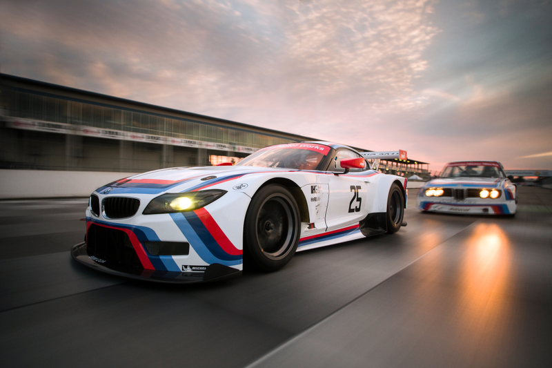 Illustration for article titled BMW Dressed Up The Team RLL Z4M Like The Batmobile For Sebring